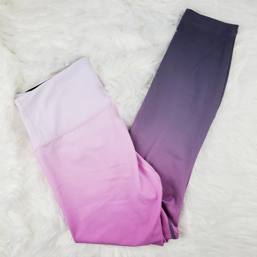 NWOT Athleta Pink Elation Ombre 7/8 Leggings - Picture 7 of 7